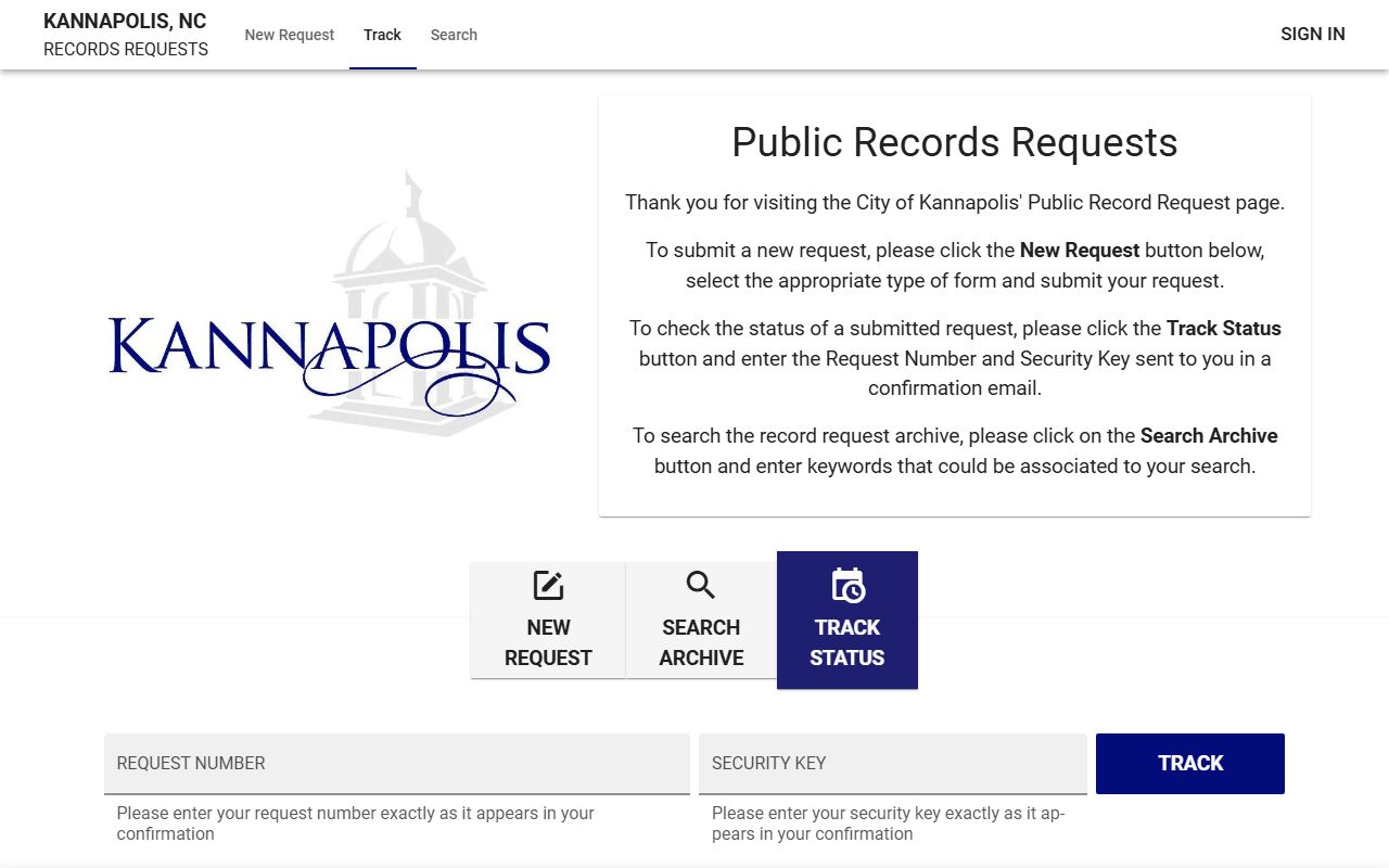 Kannapolis public records request portal for criminal records
