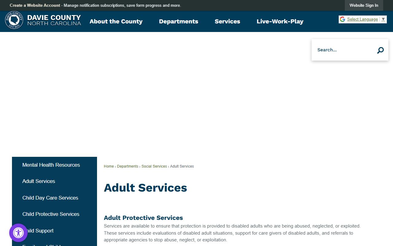 Davie County Register of Deeds office records in Mocksville
